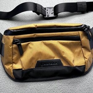 Alpaka Atom Sling X-Pac Mustard Yellow Crossbody EDC Techwear Bag Unisex travel